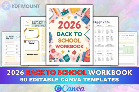 2026 Back to School Workbook Editable