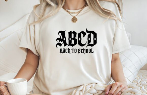 Abcd Back to School T-shirt SVG PNG: A Creative Asset for Educators, Designers, and Entrepreneurs