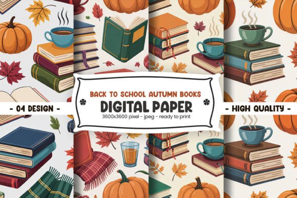 Back to School Autumn Book Digital Paper: A Strategic Tool for Creative and Business Applications
