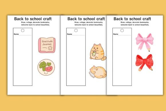 Back to School Digital Bookmark Set: Strategic Tools for Planning and Productivity
