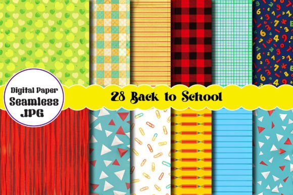 Back to School Digital Pattern: A Versatile Resource for Creative Projects