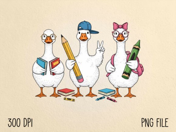 Back to School Goose Sublimation PNG: A Practical Guide for Design and Use