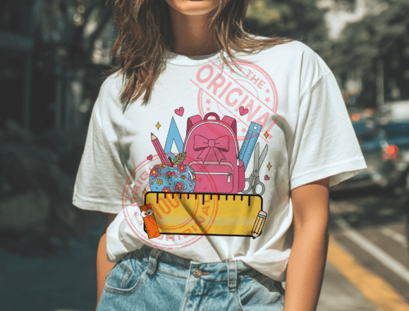 Back to School PNG, Cute Pink Backpack: A Vibrant Design for Kids and Parents Alike