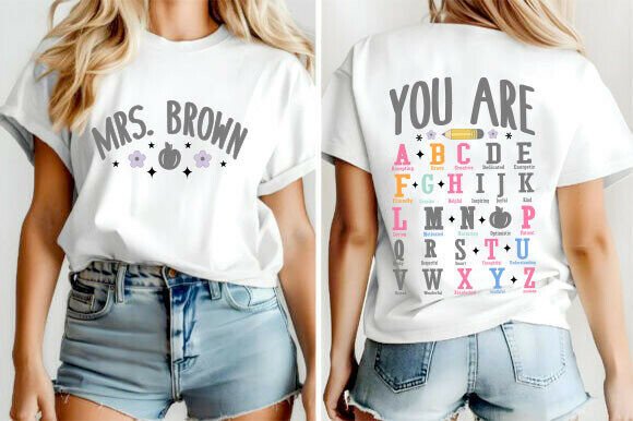 Back to School Teacher Appreciation PNG Design