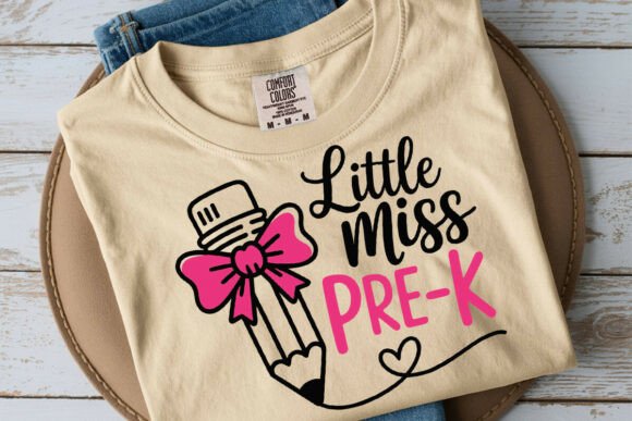 Little Miss Pre-K SVG Back to School