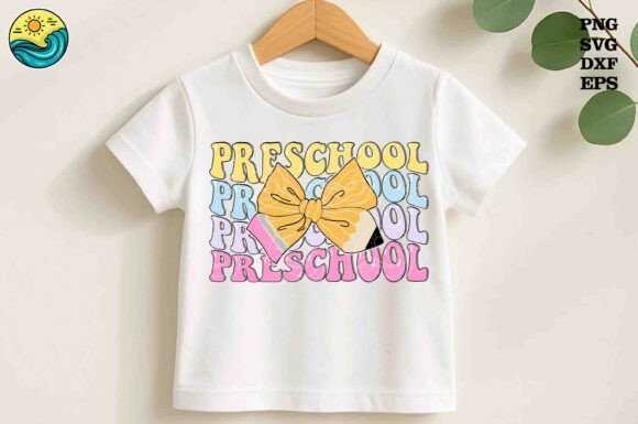 Preschool Pencil Bow SVG: A Back to School Design for Creative Projects