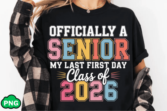 Senior 2026 PNG Back to School Design