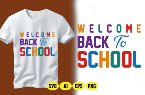 Welcome Back to School SVG, PNG Design: A Versatile Tool for Creative Projects